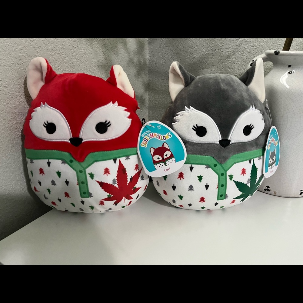 Lexi and Foxie Custom Squishmallow